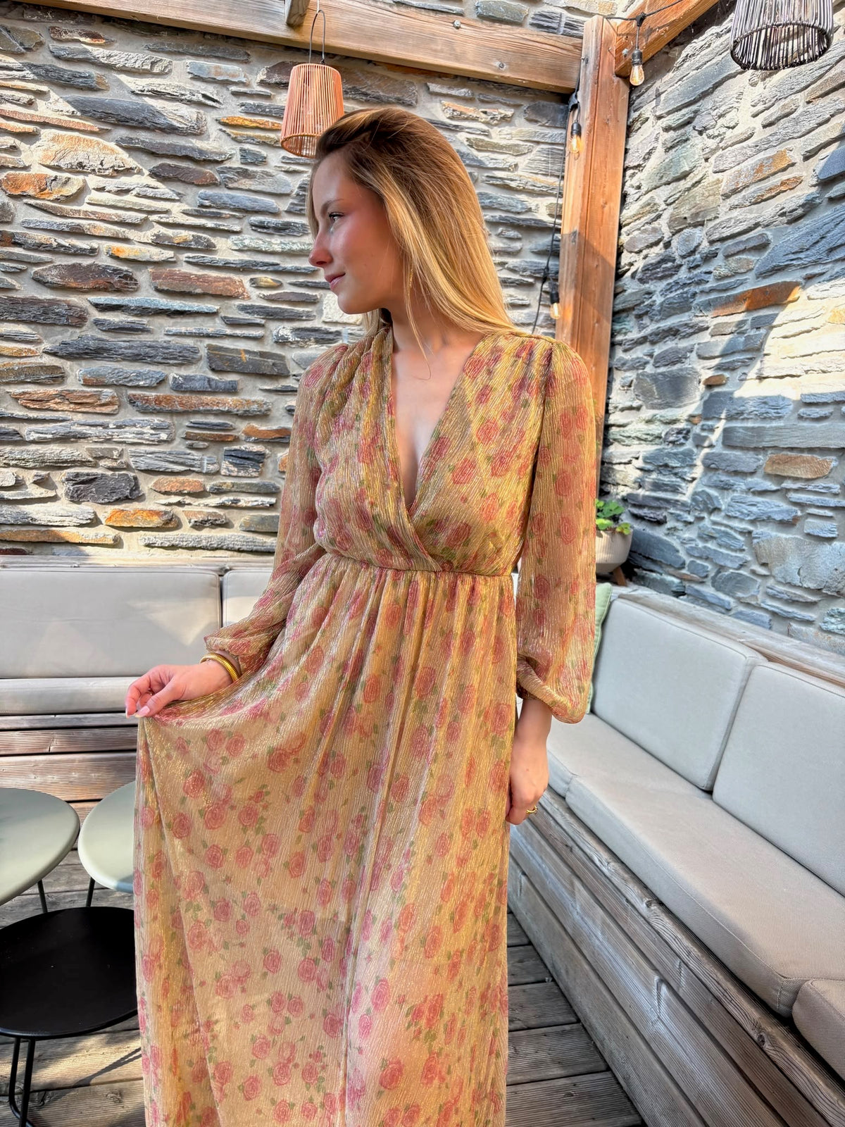 Robe longue dos nu