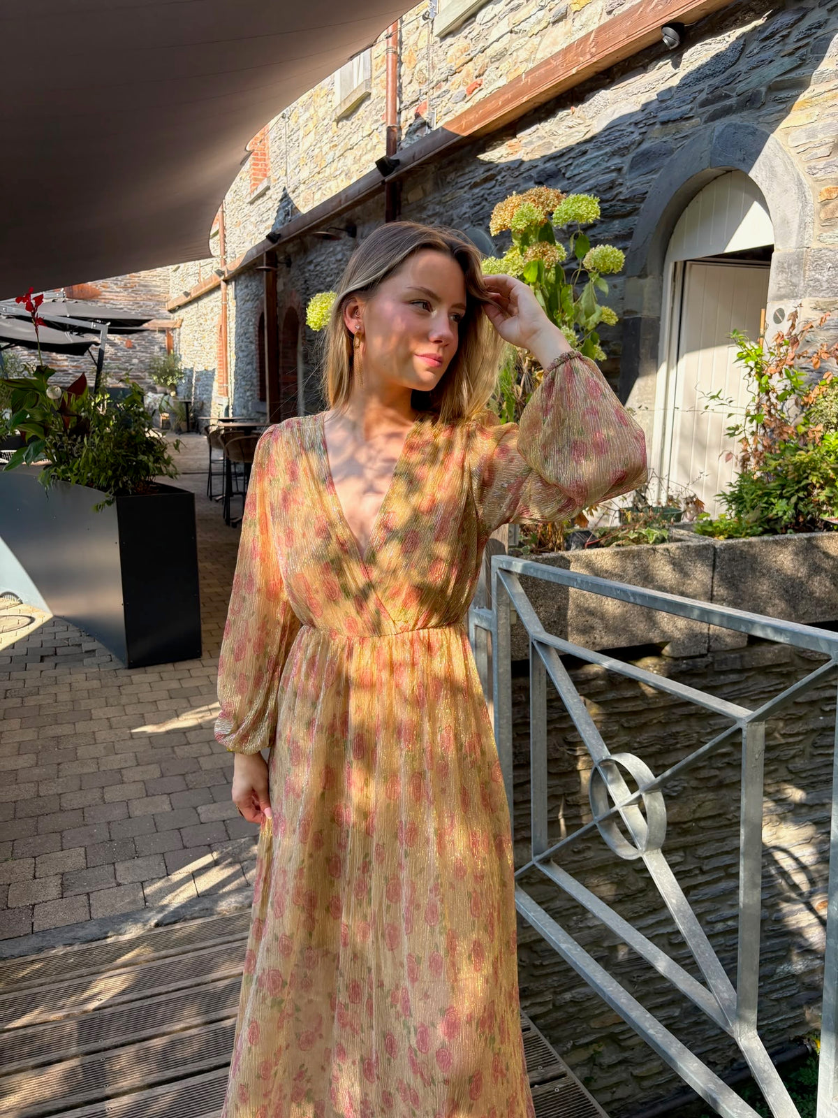 Robe longue dos nu
