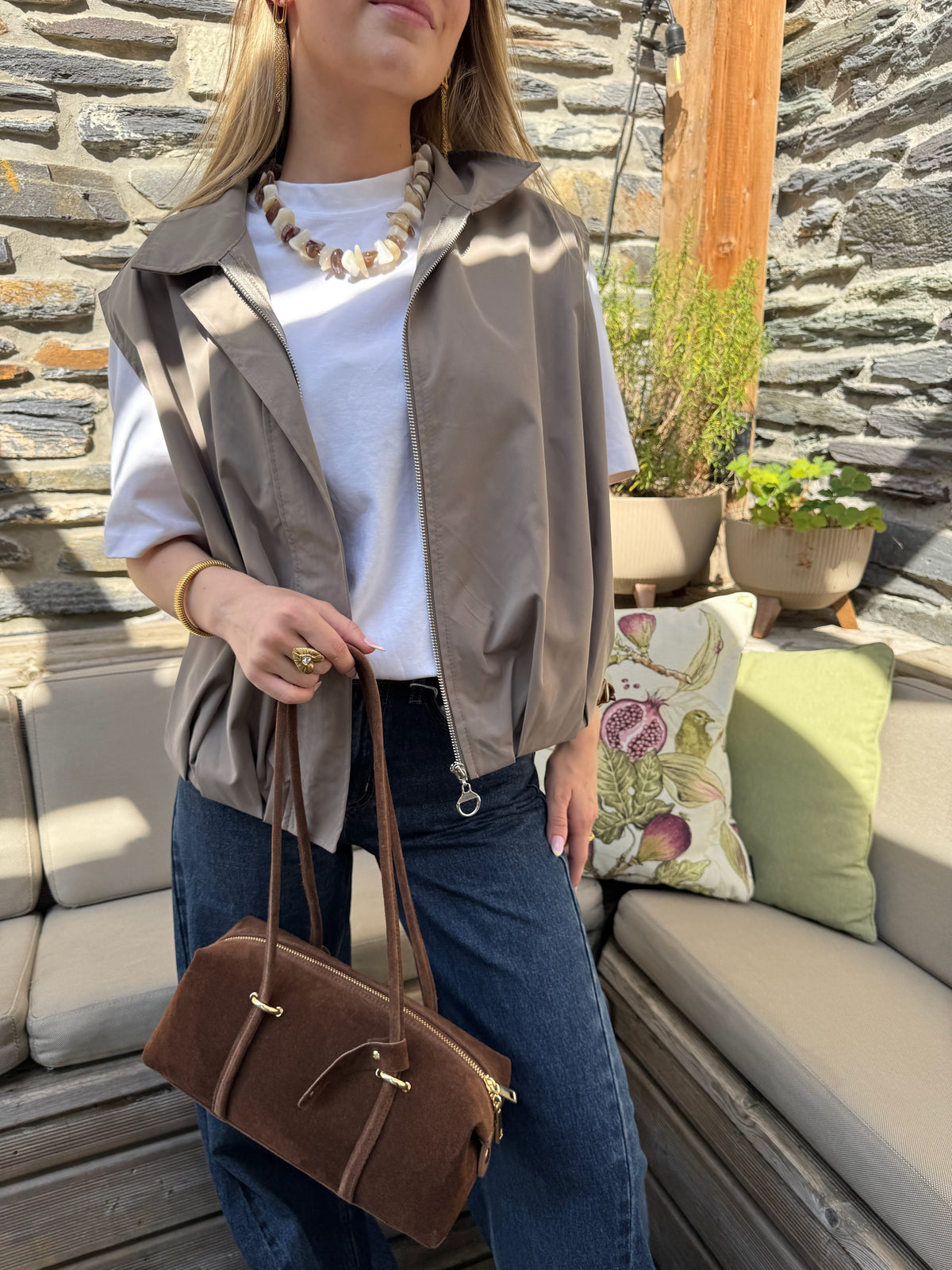 Veste légère sans manches