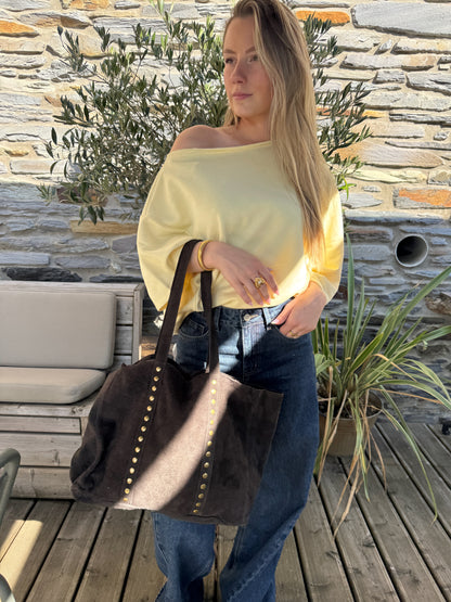 Top Asymétrique À Manches 3/4